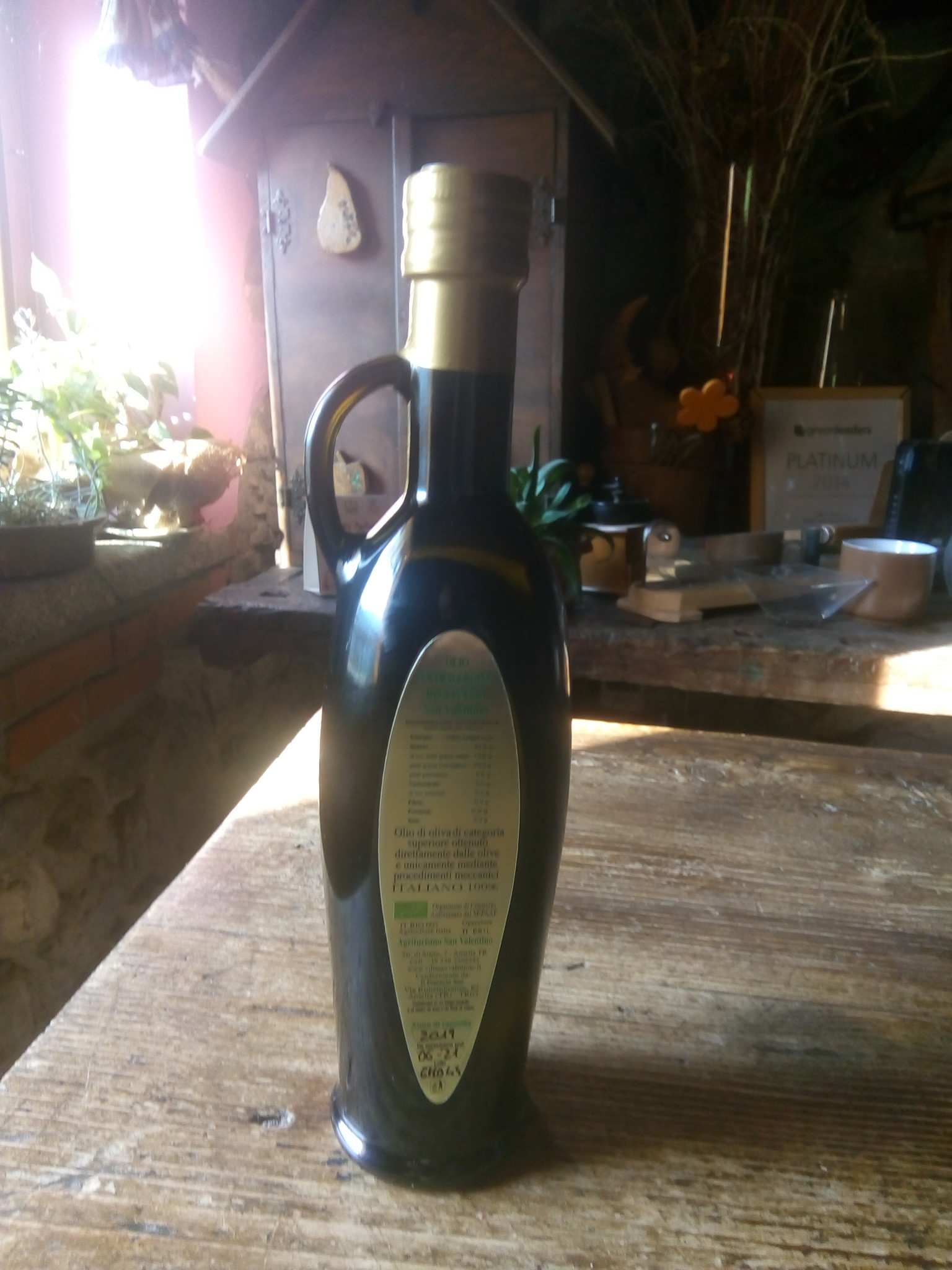 Olio EVO San Valentino – Retro Bottiglia da 0.5 l