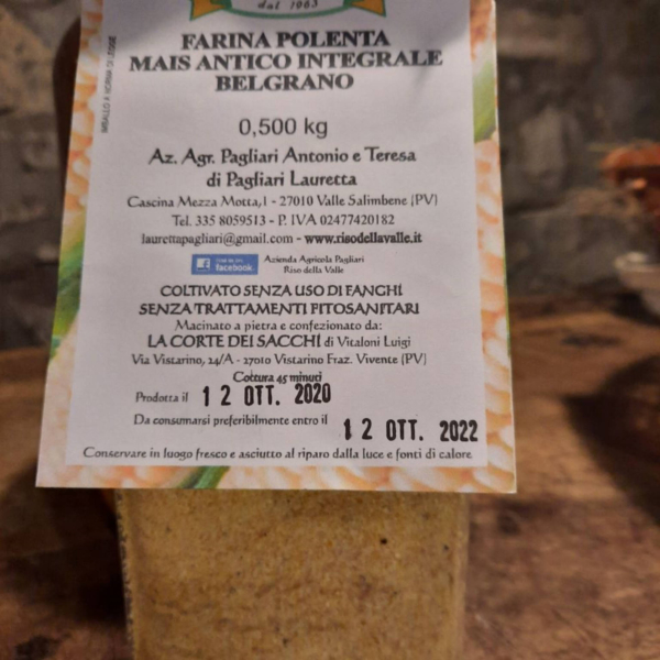 Vendita Prodotti a Km Zero – Farina di Mais Antico Integrale x Polenta