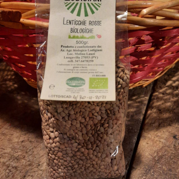 Vendita Prodotti a Km Zero – Lenticchie Rosse BIO